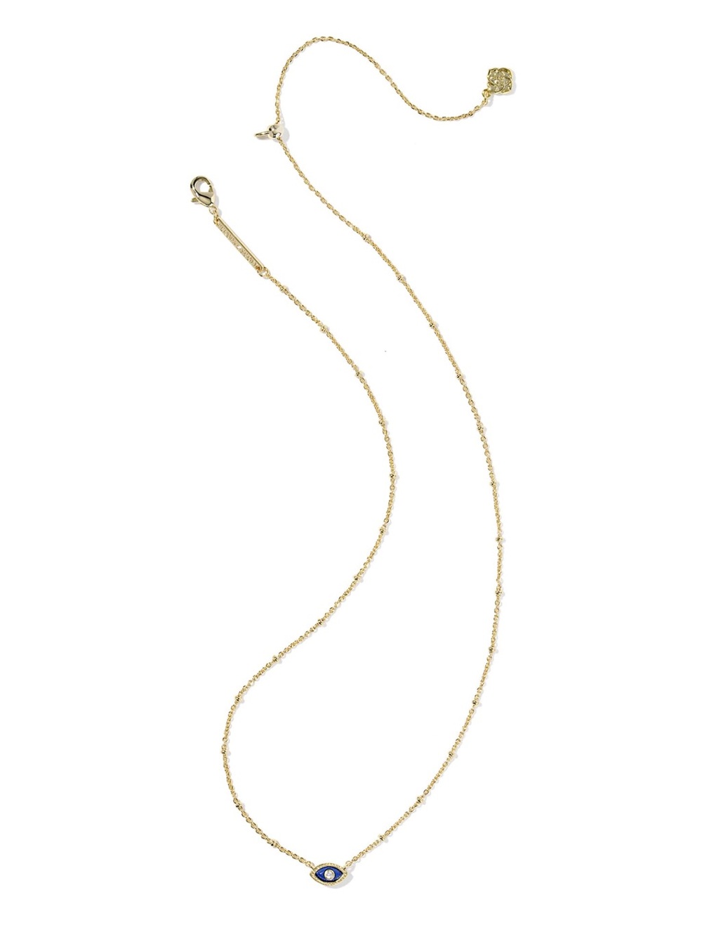 MINI EYE PENDANT NECKLACE GOLD - Picture 2 of 2